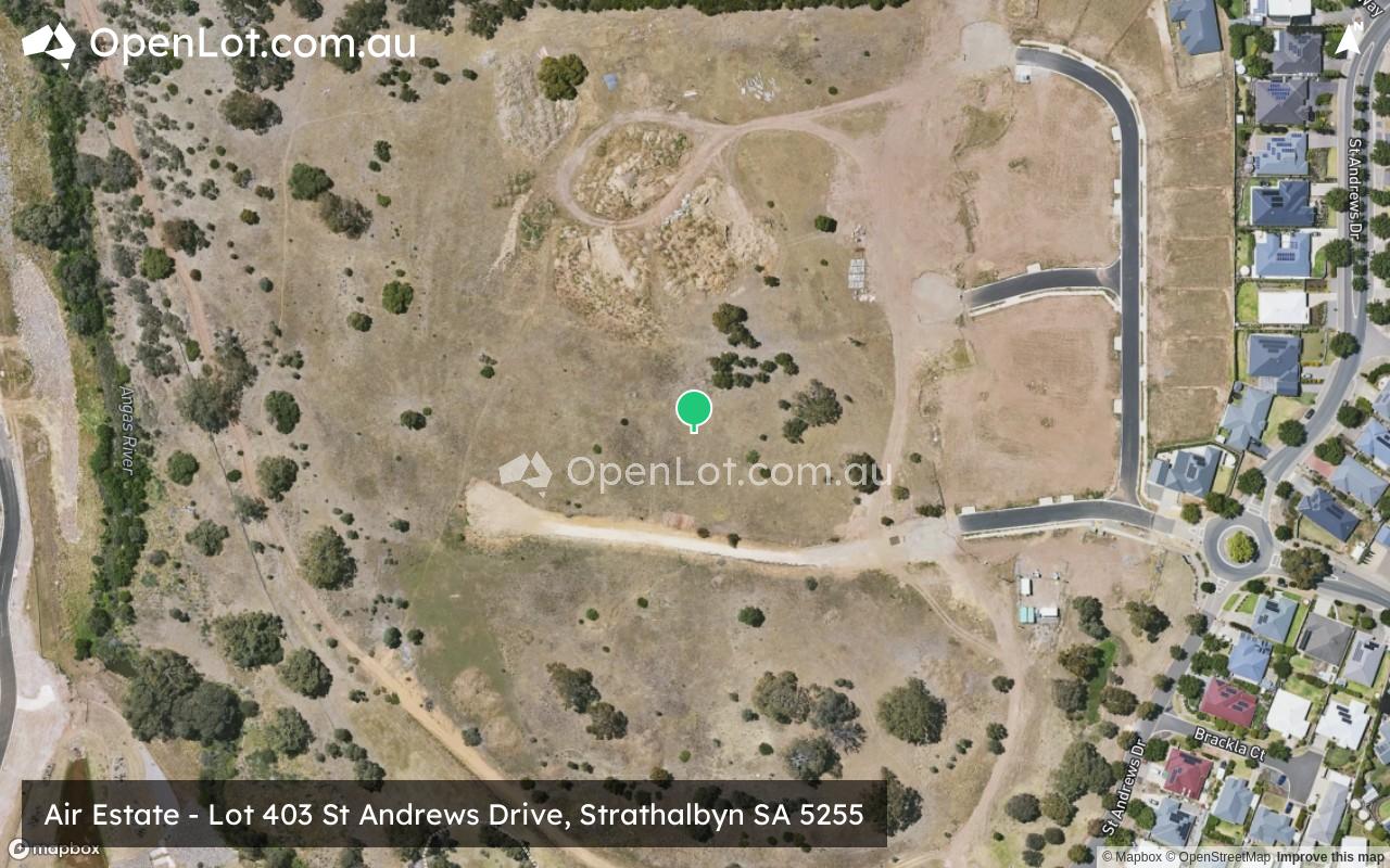 Satellite image for Air Estate - Lot 403 St Andrews Drive, Strathalbyn SA 5255
