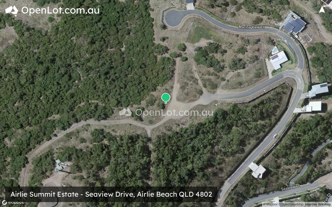 Satellite image for Airlie Summit Estate - Seaview Drive, Airlie Beach QLD 4802