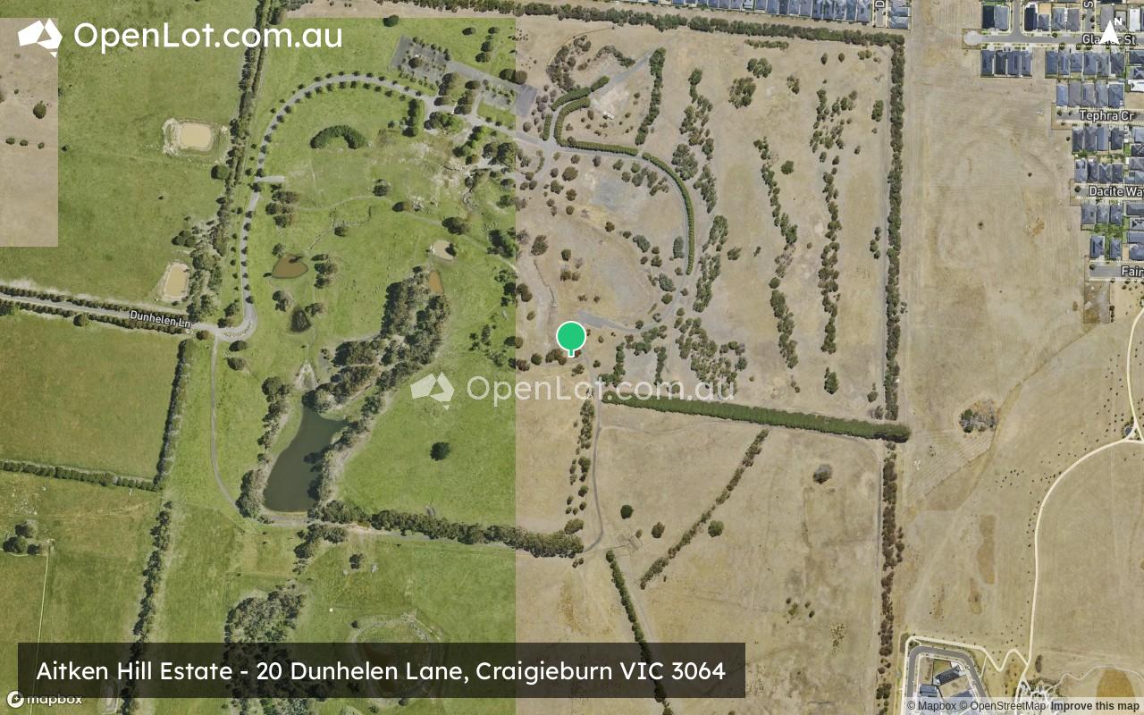 Satellite image for Aitken Hill Estate - 20 Dunhelen Lane, Craigieburn VIC 3064