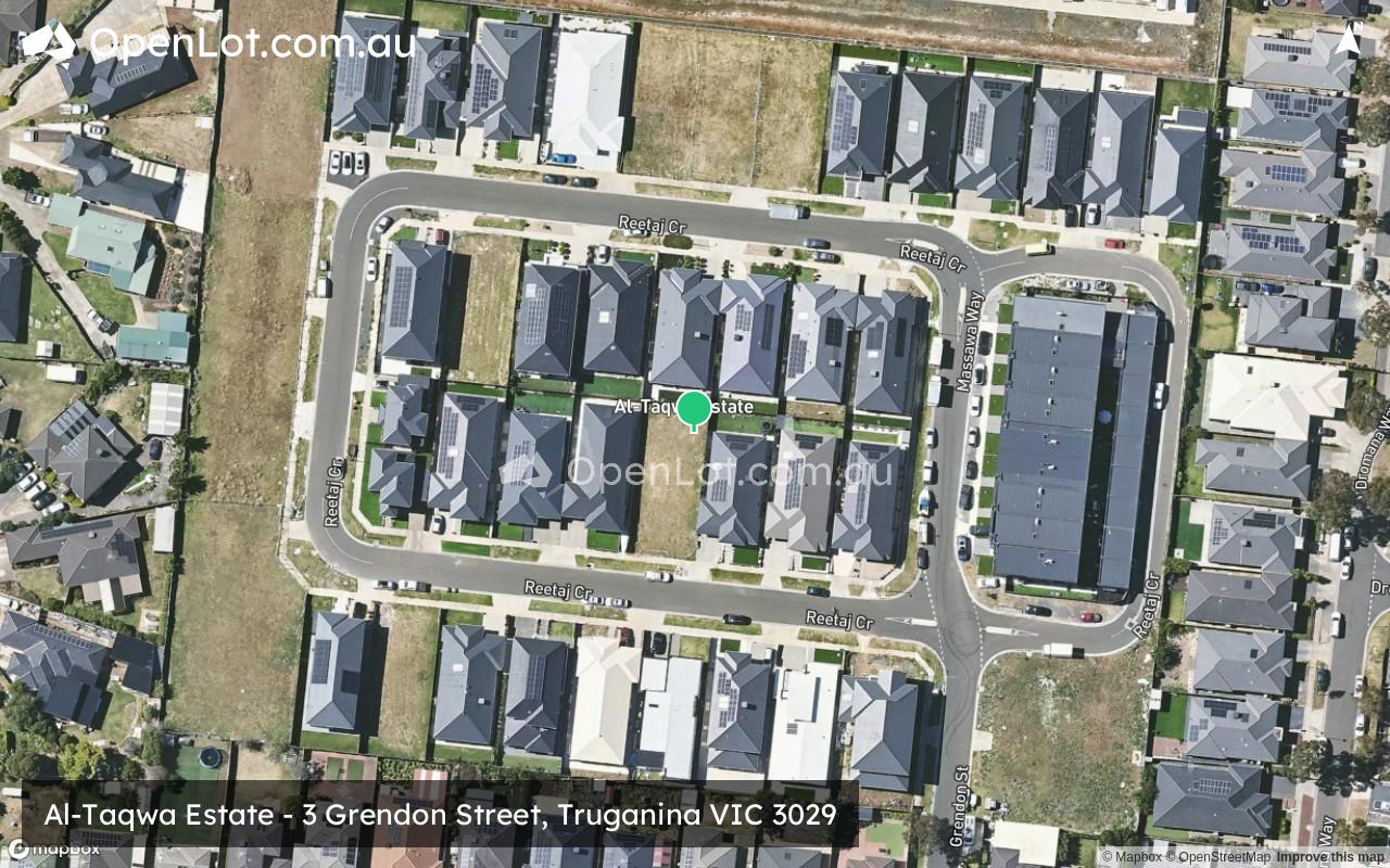 Satellite image for Al-Taqwa Estate - 3 Grendon Street, Truganina VIC 3029