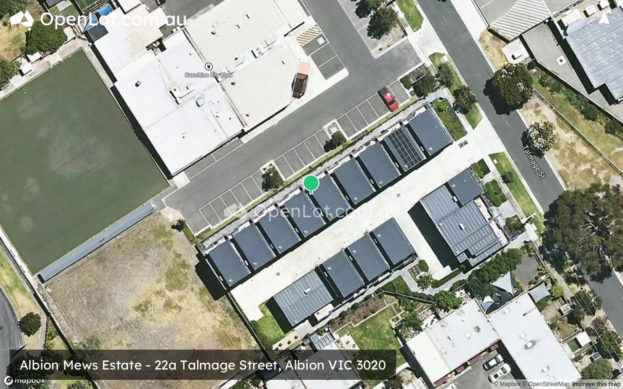 Satellite image for Albion Mews Estate - 22a Talmage Street, Albion VIC 3020
