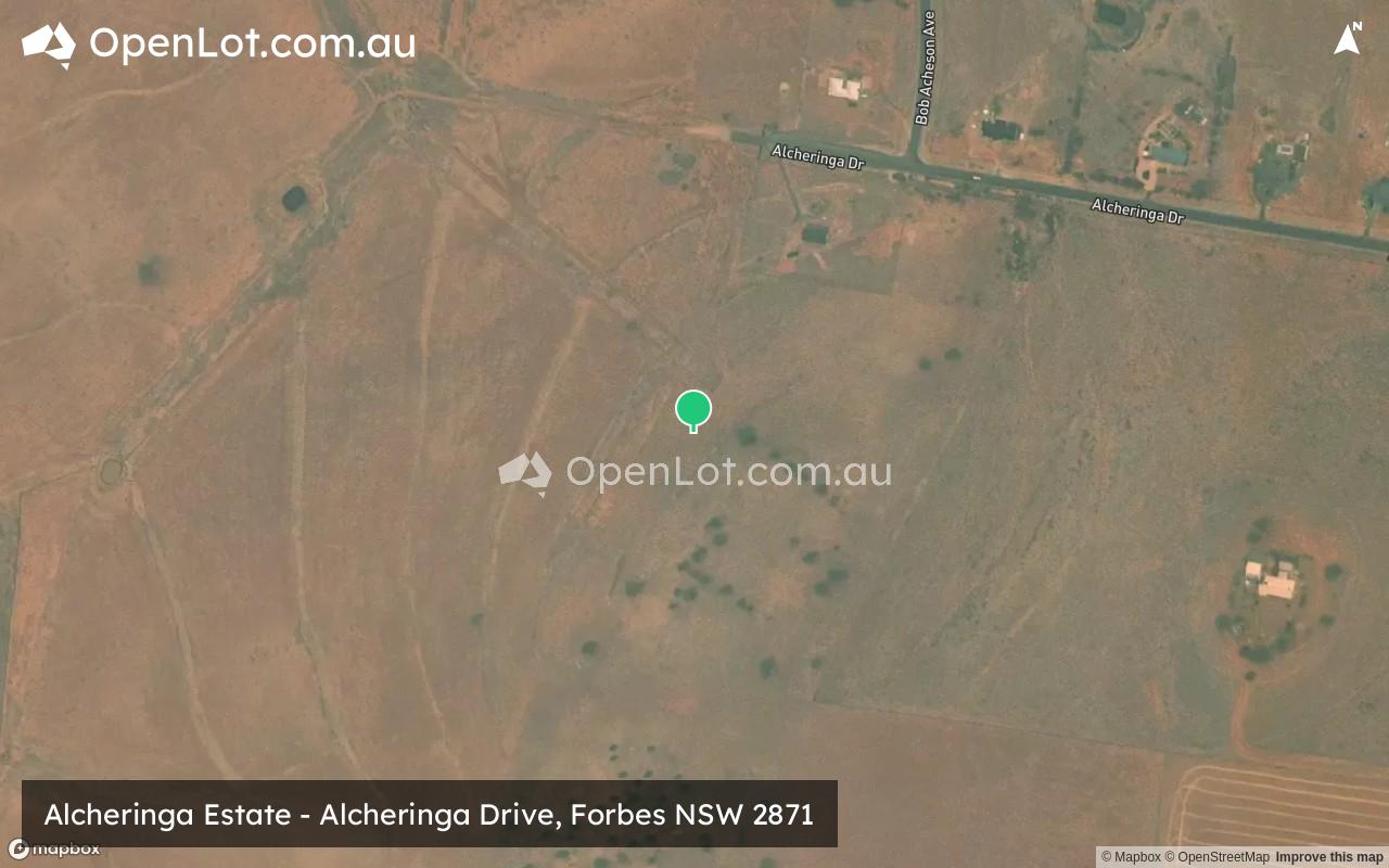 Satellite image for Alcheringa Estate - Alcheringa Drive, Forbes NSW 2871