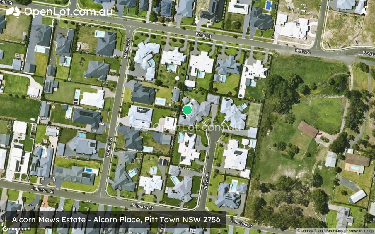 Satellite image for Alcorn Mews Estate - Alcorn Place, Pitt Town NSW 2756