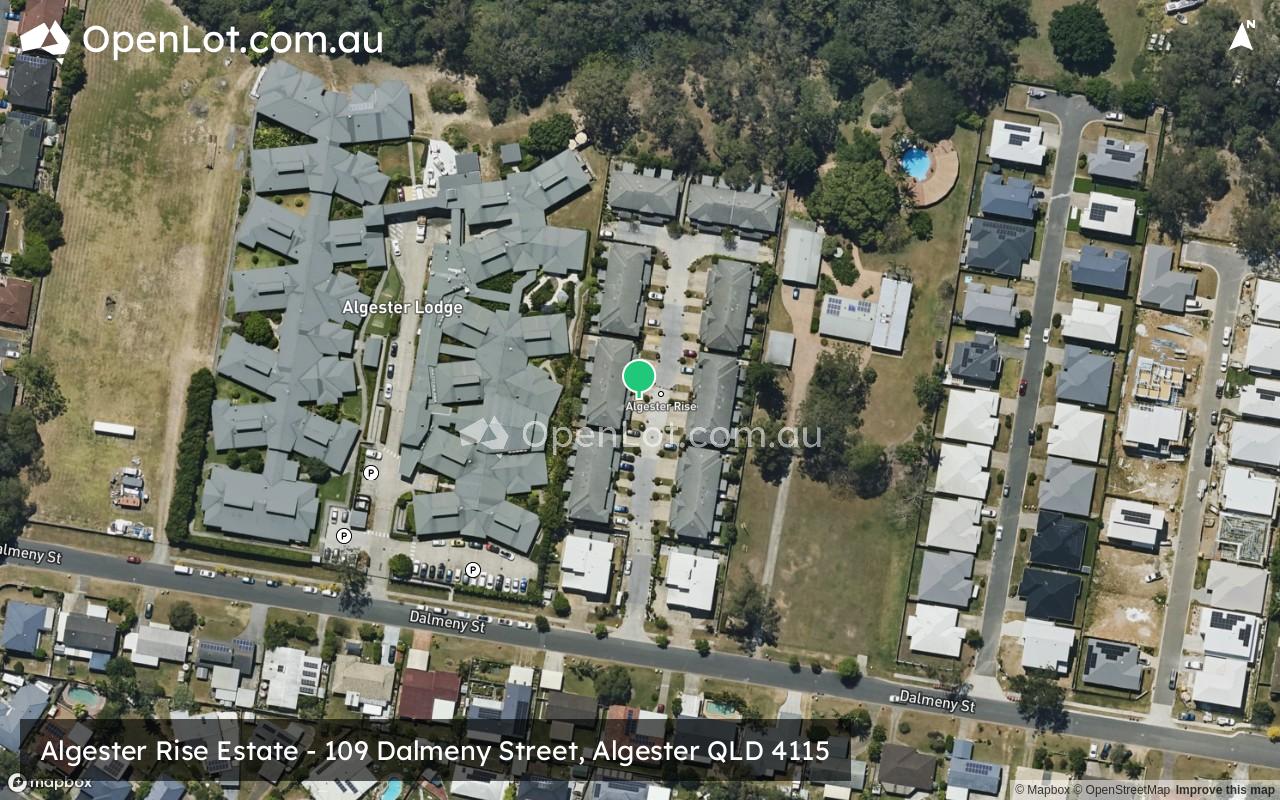 Satellite image for Algester Rise Estate - 109 Dalmeny Street, Algester QLD 4115