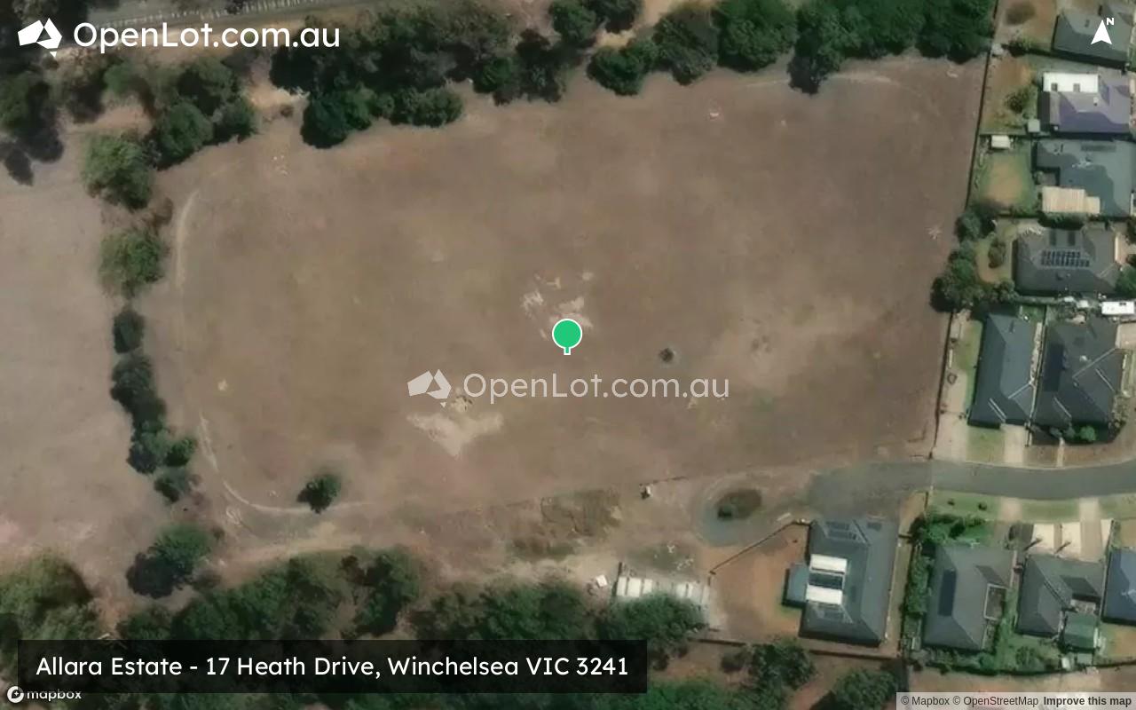 Satellite image for Allara Estate - 17 Heath Drive, Winchelsea VIC 3241