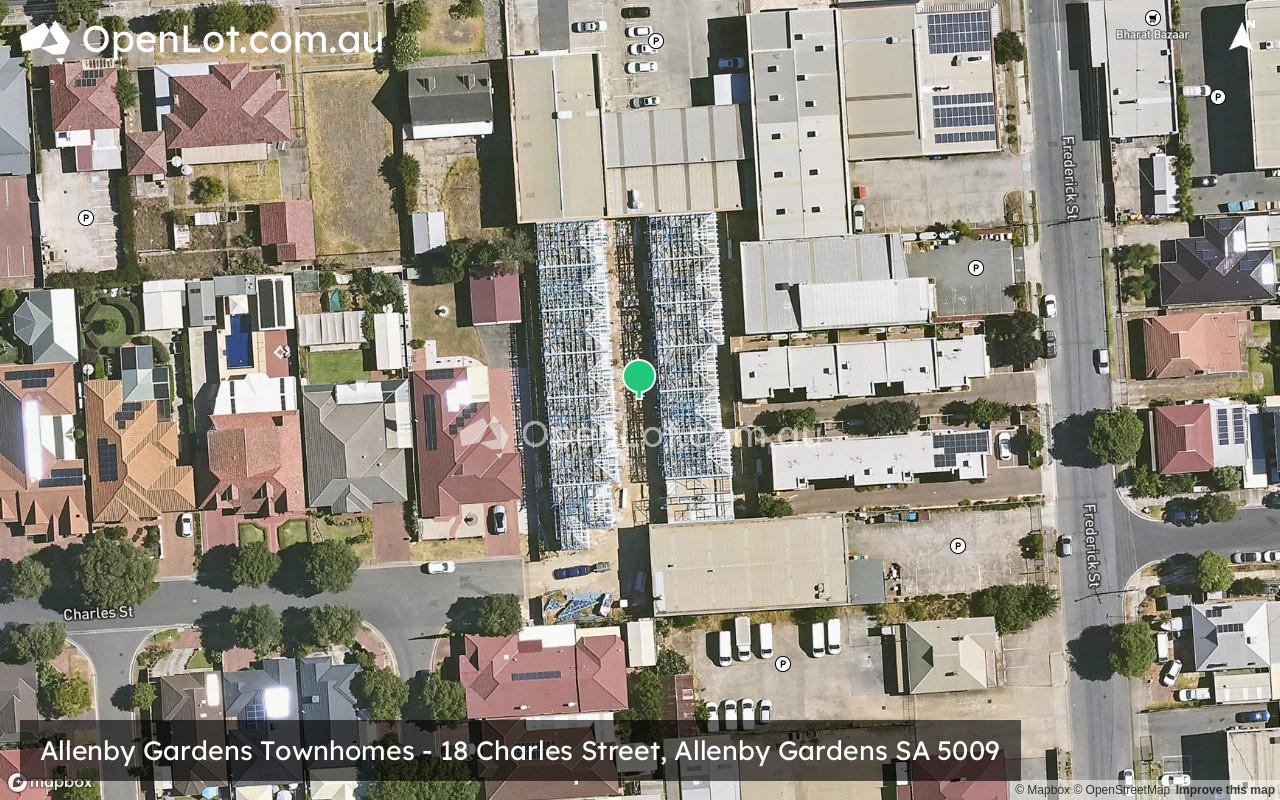 Satellite image for Allenby Gardens Townhomes - 18 Charles Street, Allenby Gardens SA 5009