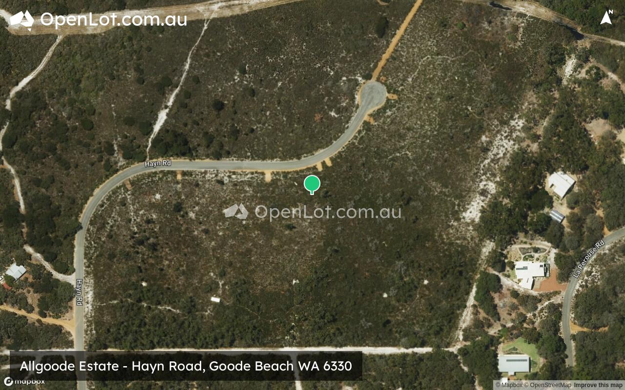 Satellite image for Allgoode Estate - Hayn Road, Goode Beach WA 6330