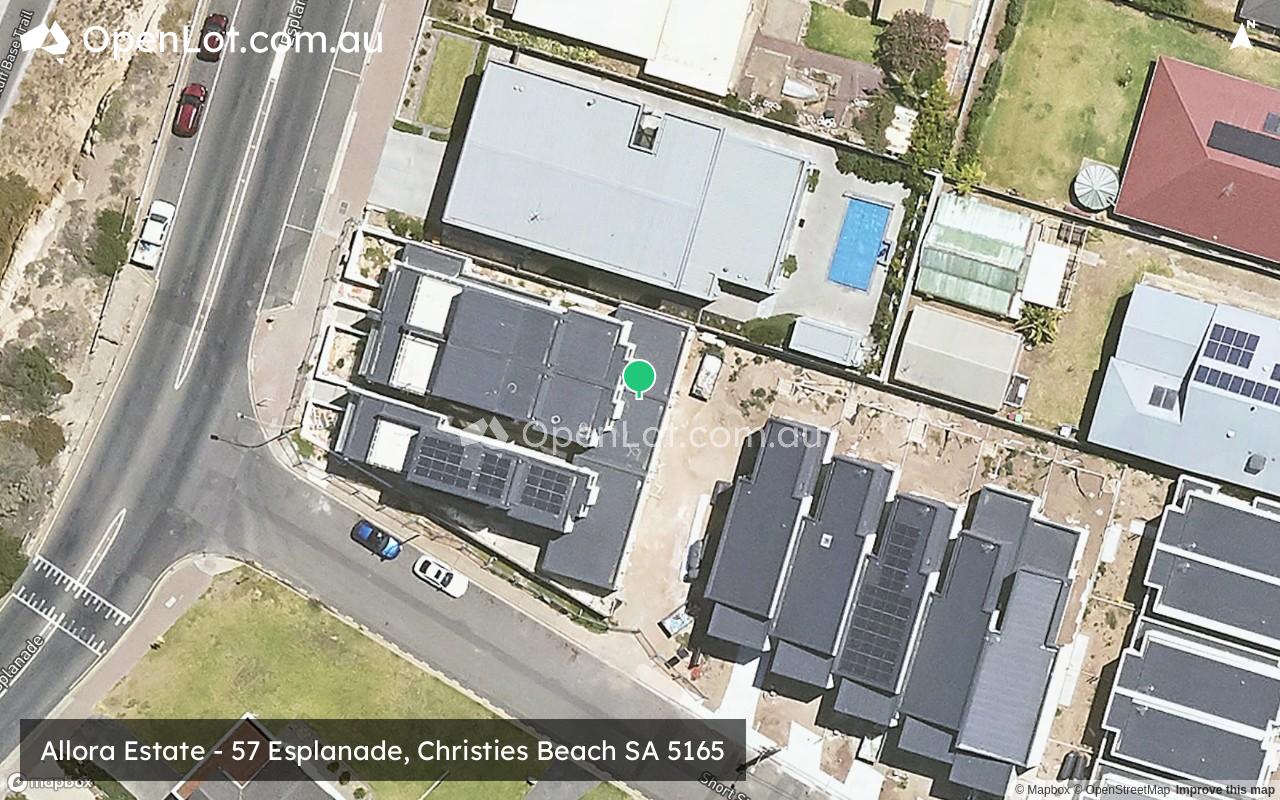 Satellite image for Allora Estate - 57 Esplanade, Christies Beach SA 5165