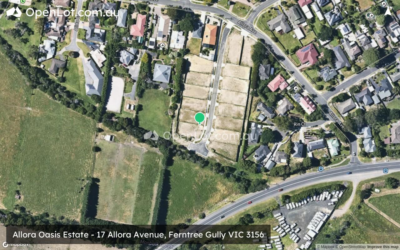 Satellite image for Allora Oasis Estate - 17 Allora Avenue, Ferntree Gully VIC 3156