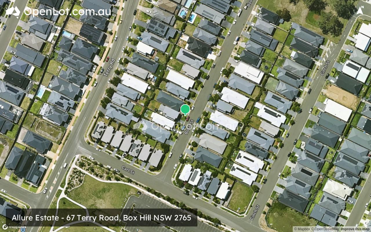 Satellite image for Allure Estate - 67 Terry Road, Box Hill NSW 2765