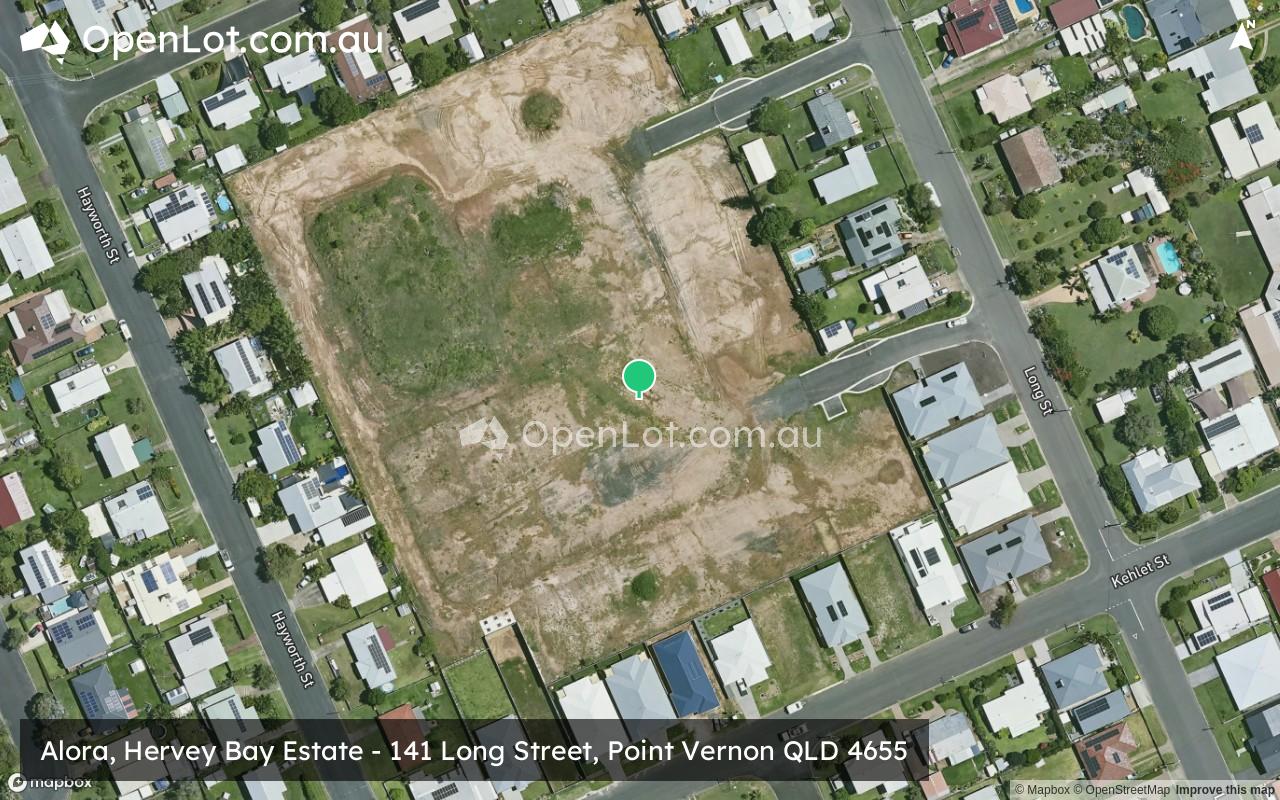 Satellite image for Alora, Hervey Bay Estate - 141 Long Street, Point Vernon QLD 4655
