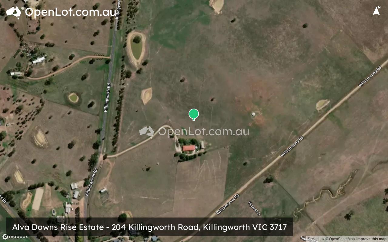 Satellite image for Alva Downs Rise Estate - 204 Killingworth Road, Killingworth VIC 3717