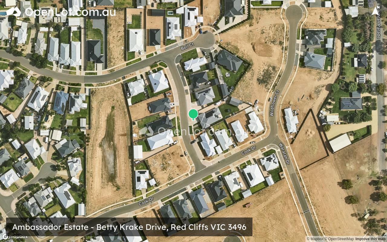 Satellite image for Ambassador Estate - Betty Krake Drive, Red Cliffs VIC 3496