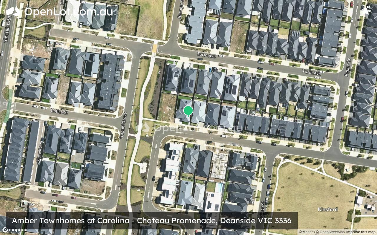 Satellite image for Amber Townhomes at Carolina - Chateau Promenade, Deanside VIC 3336