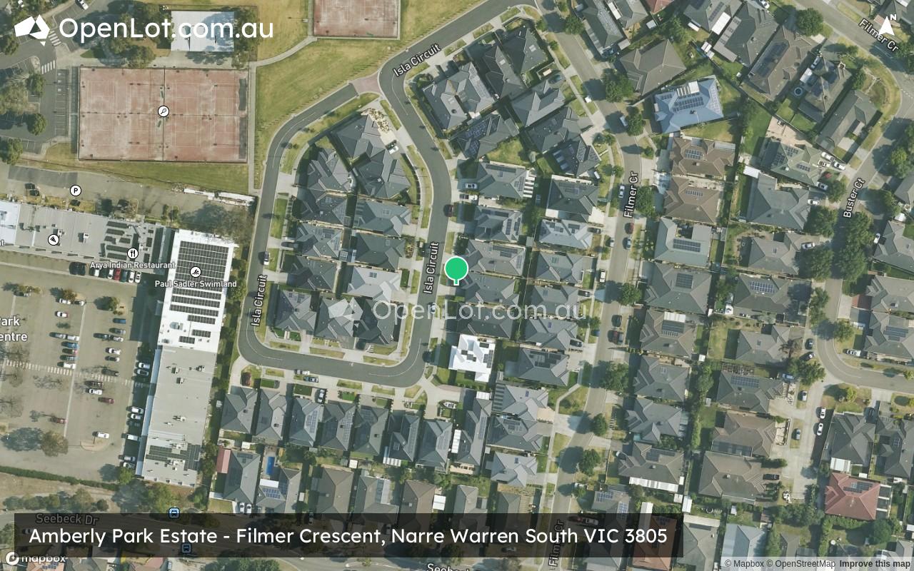 Satellite image for Amberly Park Estate - Filmer Crescent, Narre Warren South VIC 3805