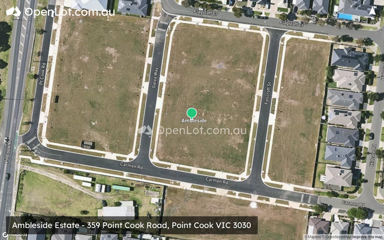 Satellite image for Ambleside Estate - 359 Point Cook Road, Point Cook VIC 3030