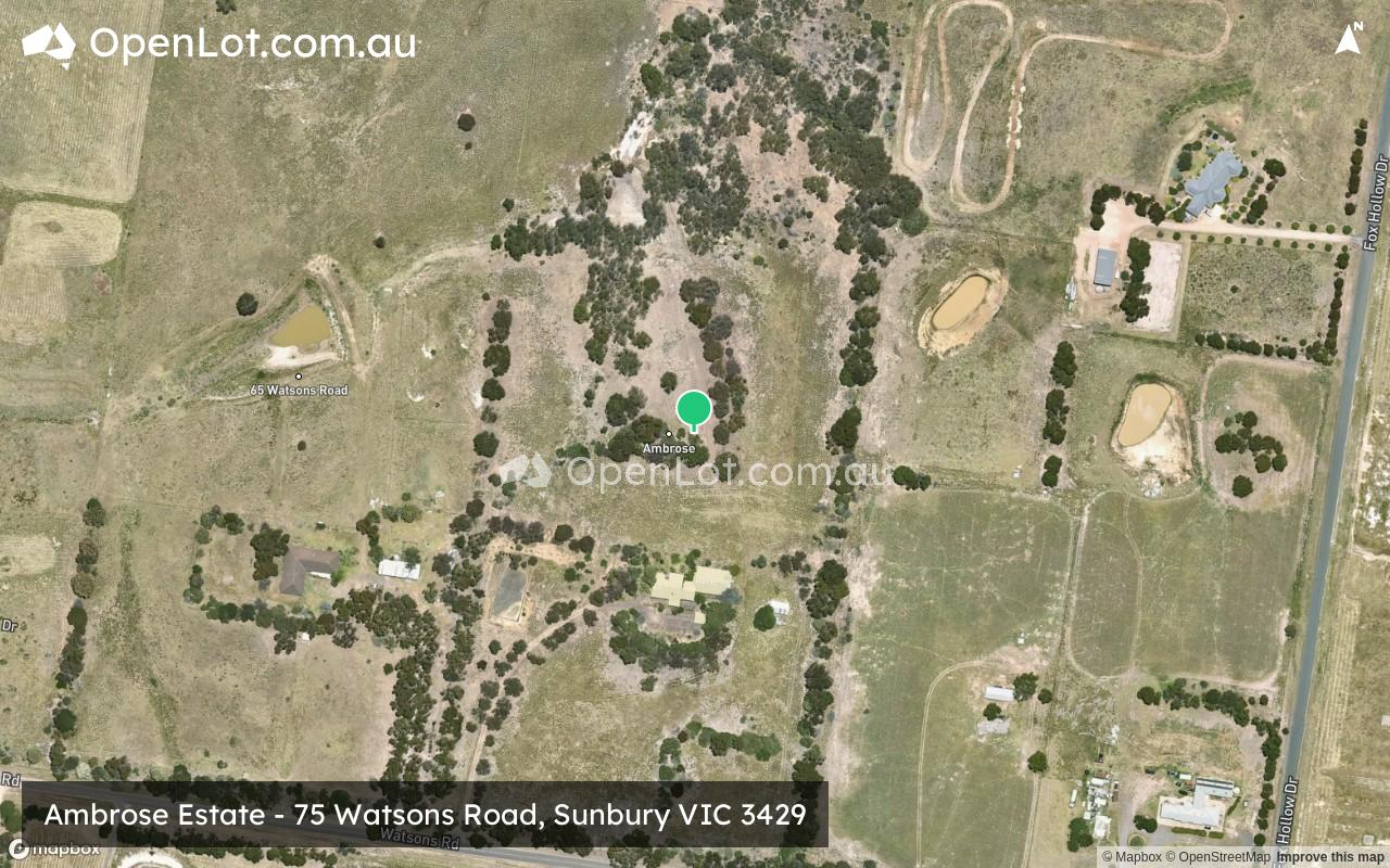 Satellite image for Ambrose Estate - 75 Watsons Road, Sunbury VIC 3429