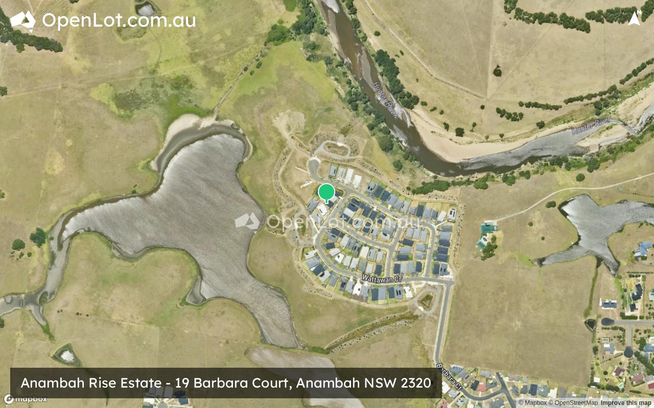 Satellite image for Anambah Rise Estate - 19 Barbara Court, Anambah NSW 2320