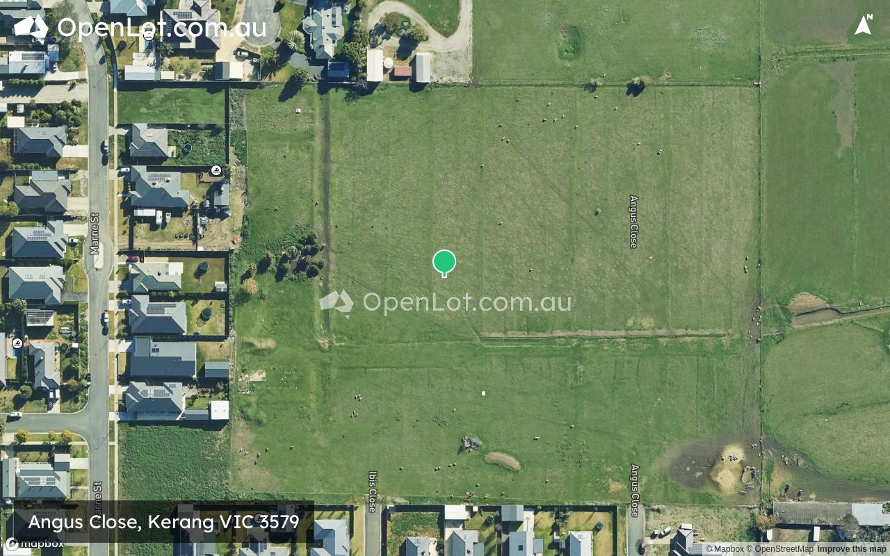 Satellite image for Angus Close, Kerang VIC 3579