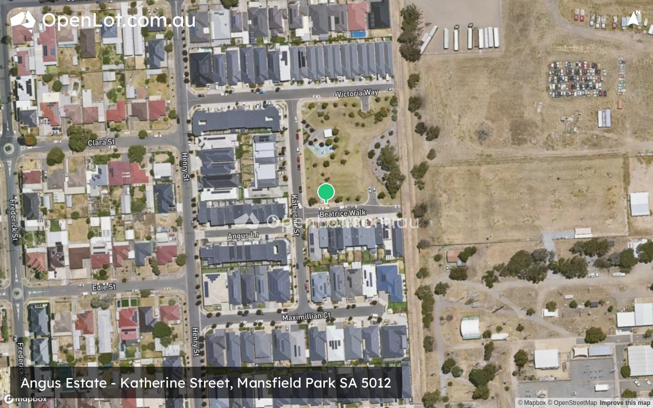Satellite image for Angus Estate - Katherine Street, Mansfield Park SA 5012