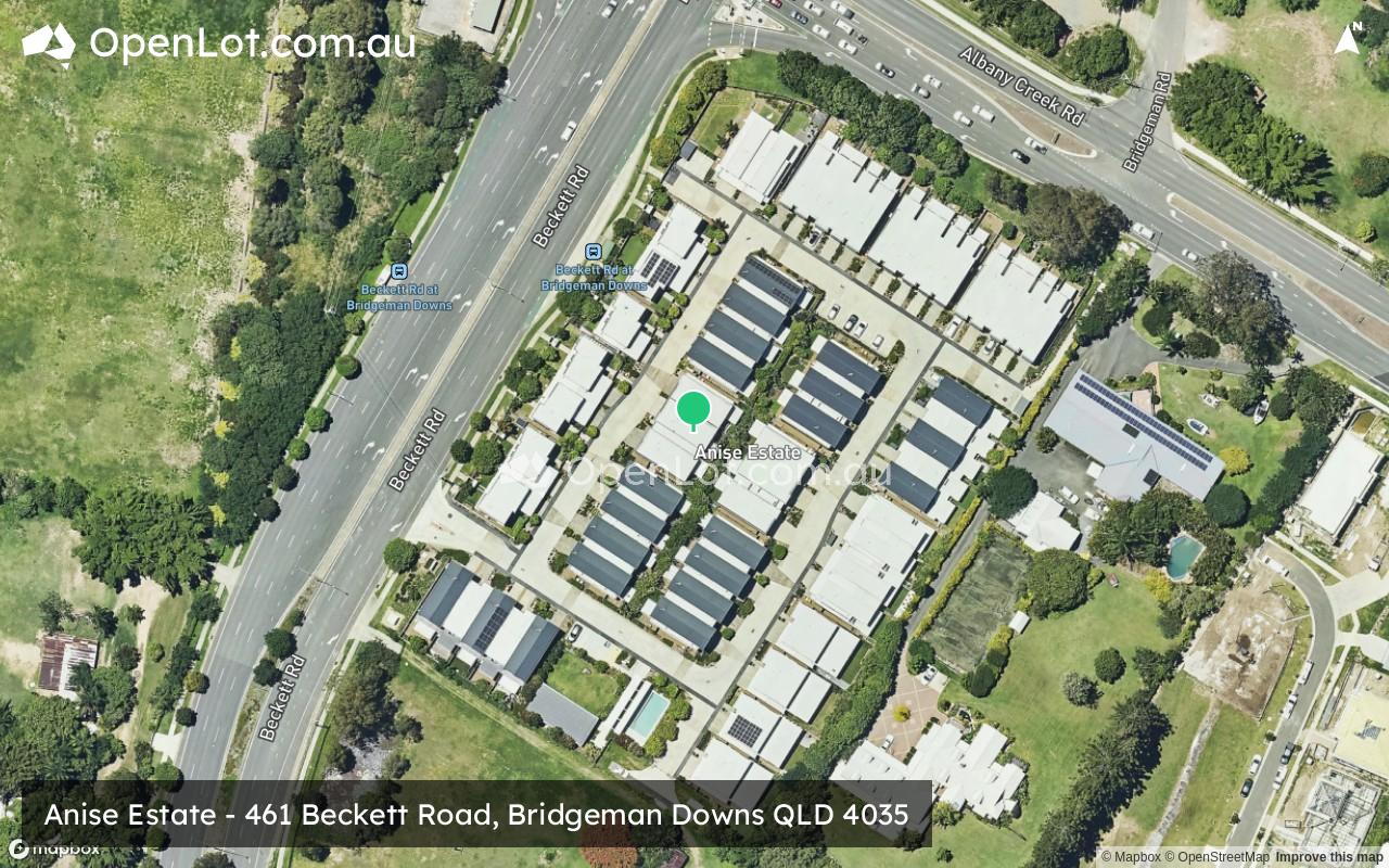 Satellite image for Anise Estate - 461 Beckett Road, Bridgeman Downs QLD 4035
