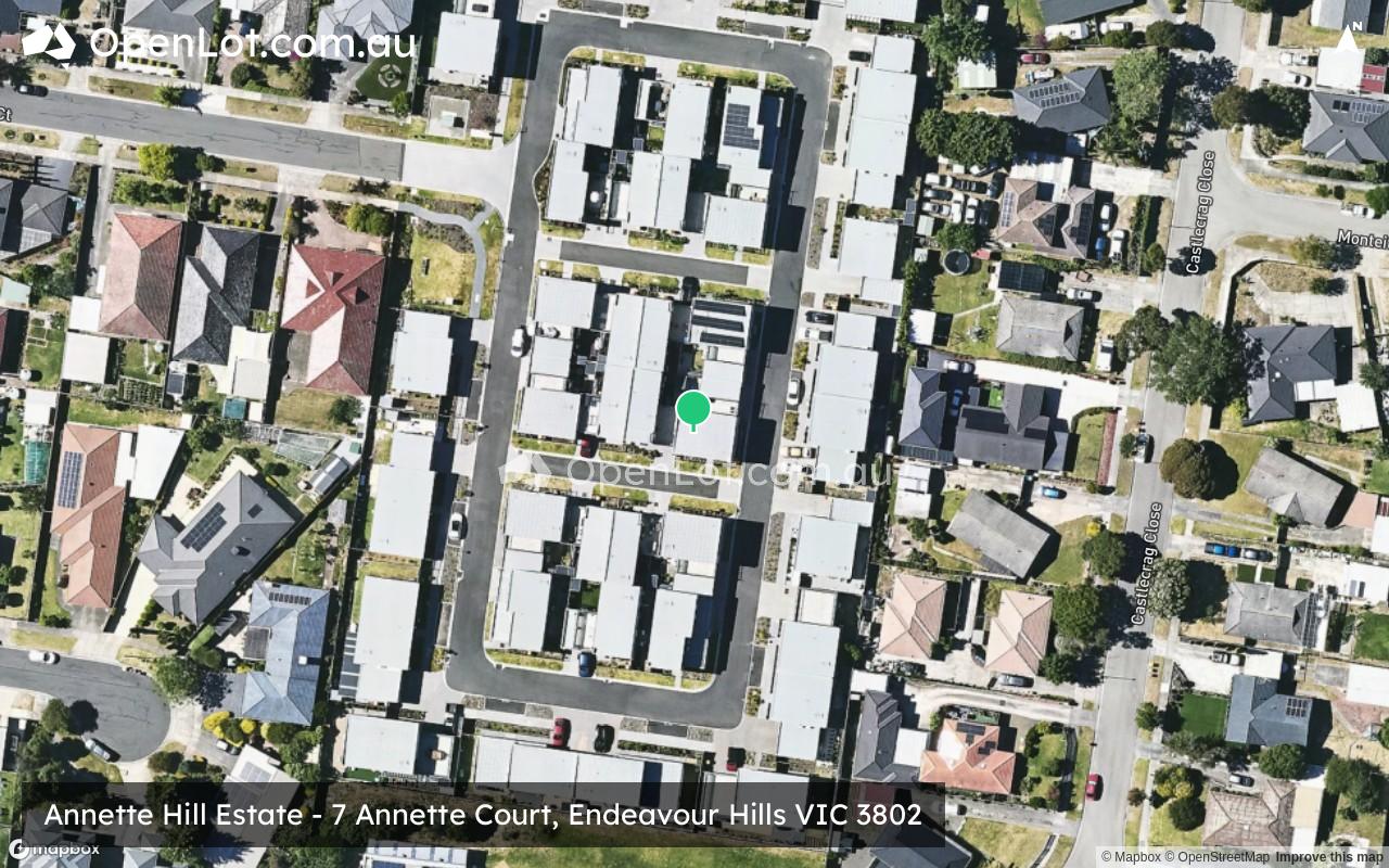 Satellite image for Annette Hill Estate - 7 Annette Court, Endeavour Hills VIC 3802