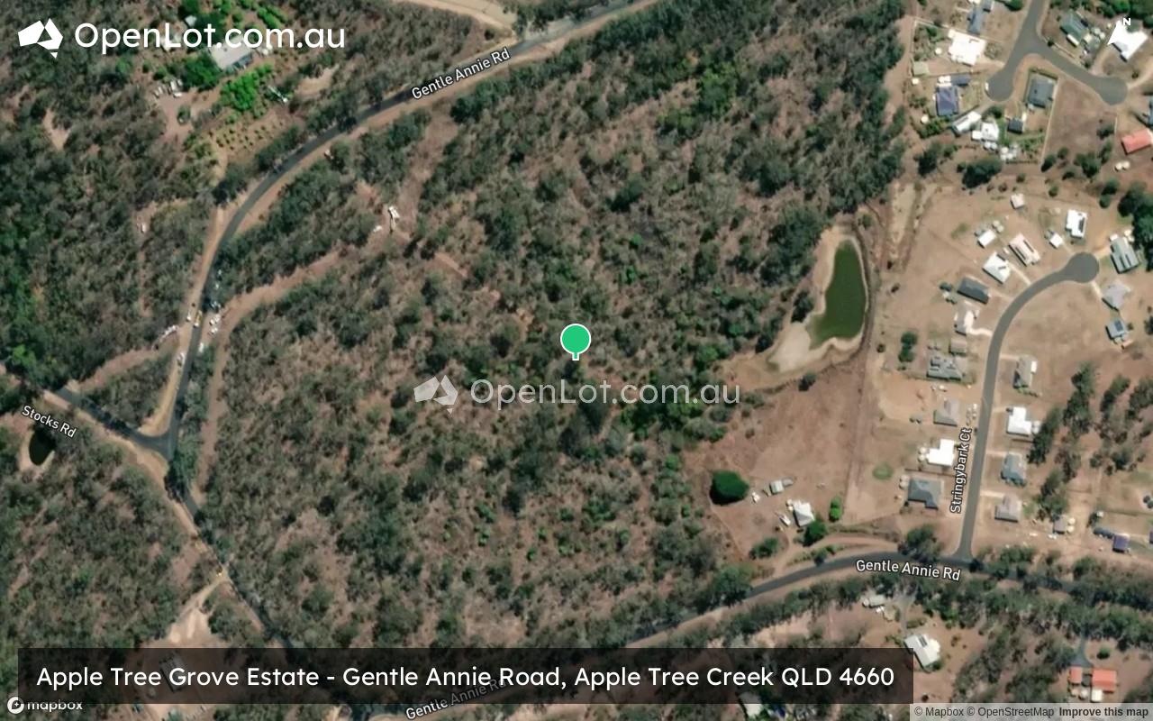 Satellite image for Apple Tree Grove Estate - Gentle Annie Road, Apple Tree Creek QLD 4660