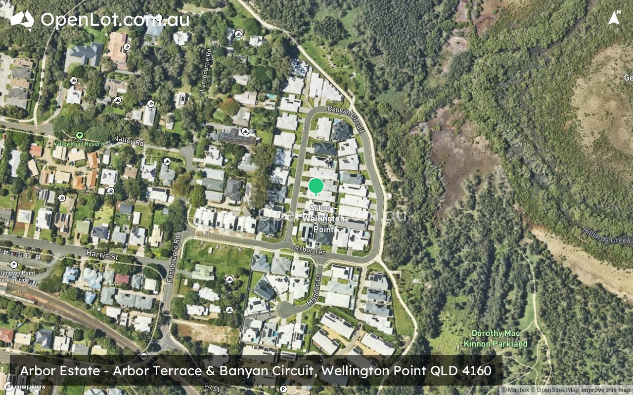 Satellite image for Arbor Estate - Arbor Terrace & Banyan Circuit, Wellington Point QLD 4160