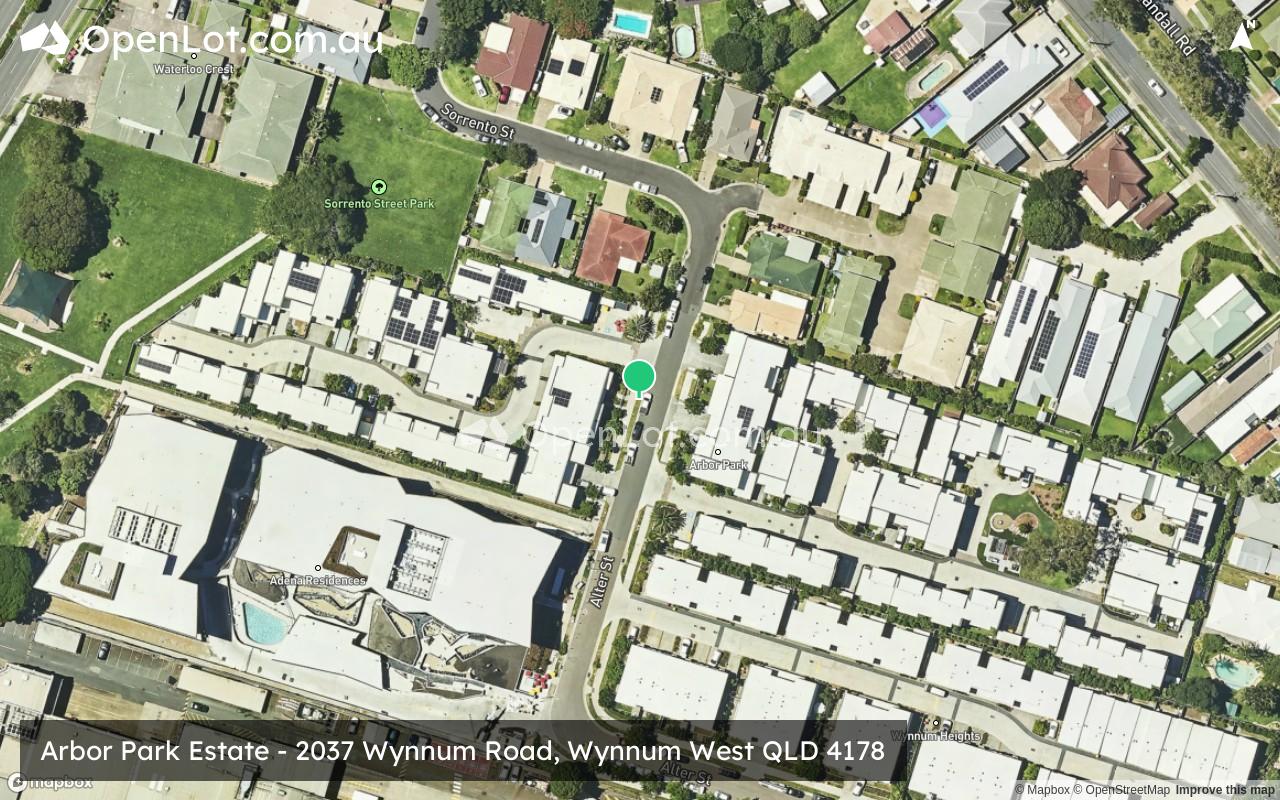 Satellite image for Arbor Park Estate - 2037 Wynnum Road, Wynnum West QLD 4178
