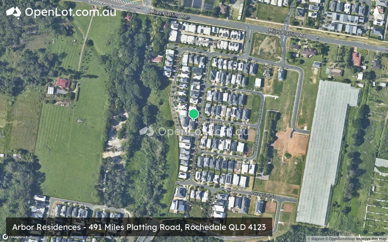Satellite image for Arbor Residences - 491 Miles Platting Road, Rochedale QLD 4123
