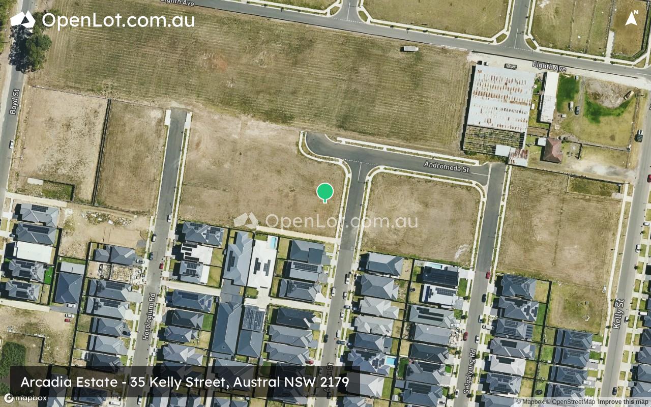 Satellite image for Arcadia Estate - 35 Kelly Street, Austral NSW 2179