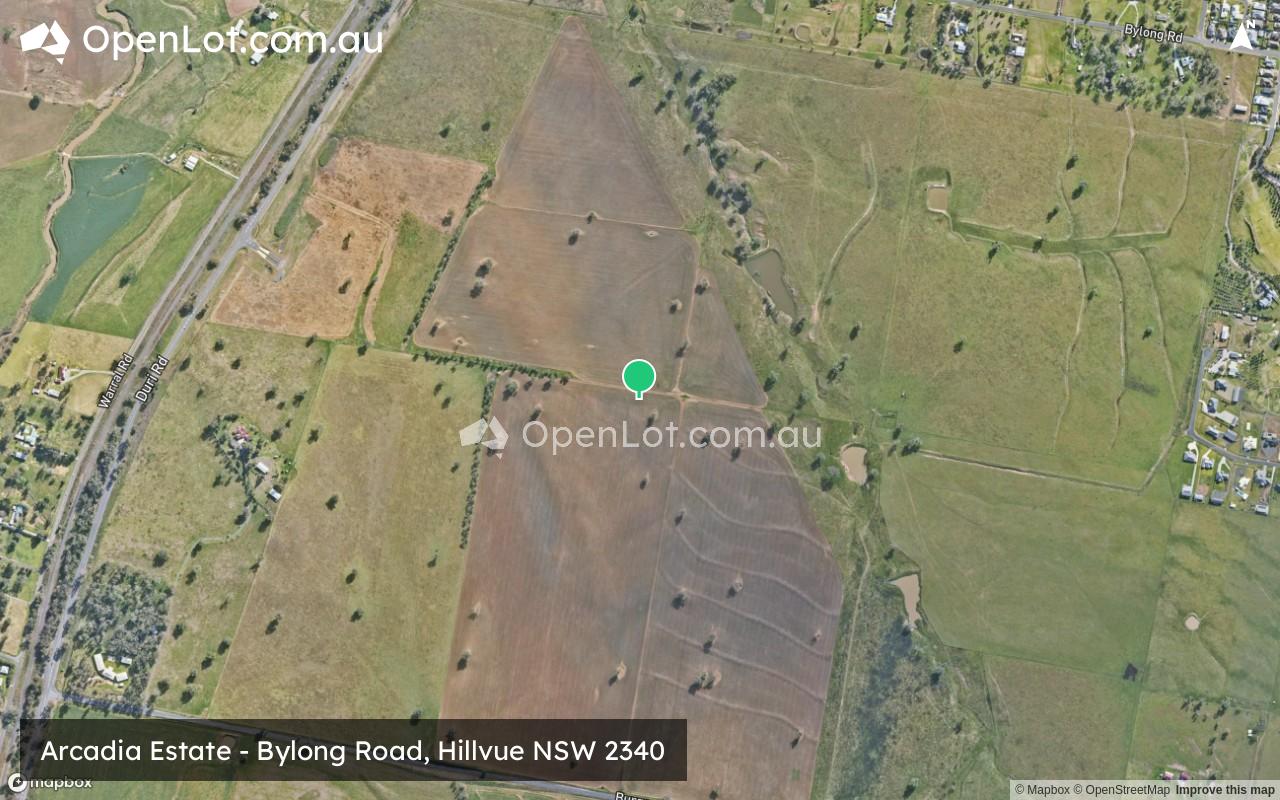 Satellite image for Arcadia Estate - Bylong Road, Hillvue NSW 2340
