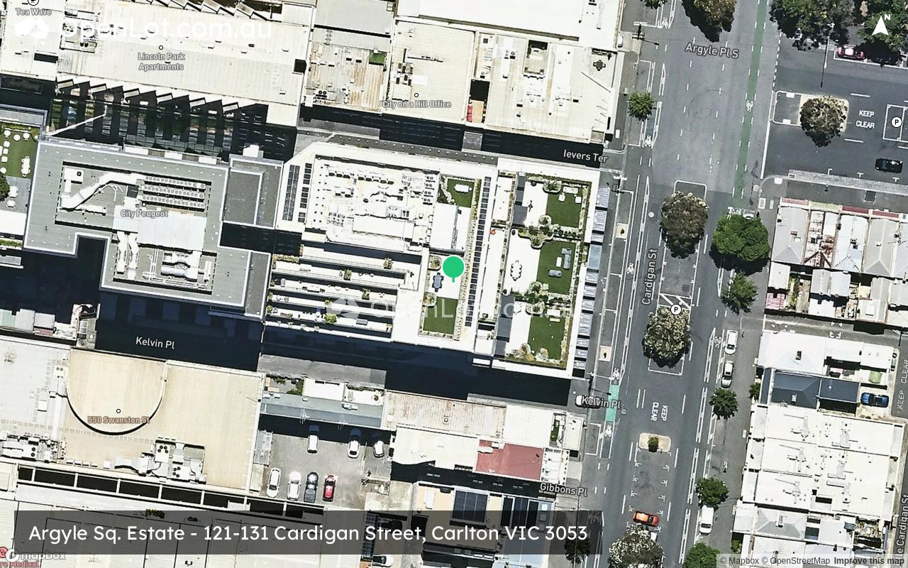 Satellite image for Argyle Sq. Estate - 121-131 Cardigan Street, Carlton VIC 3053