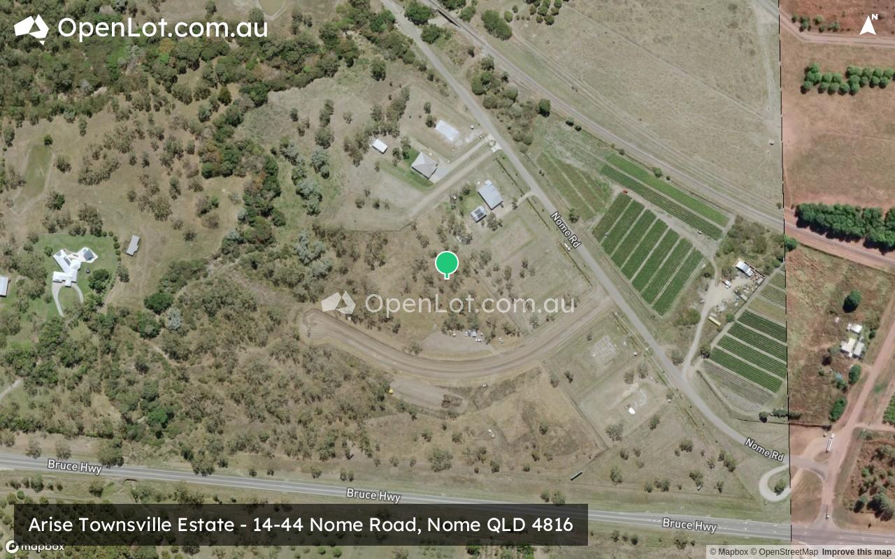 Satellite image for Arise Townsville Estate - 14-44 Nome Road, Nome QLD 4816