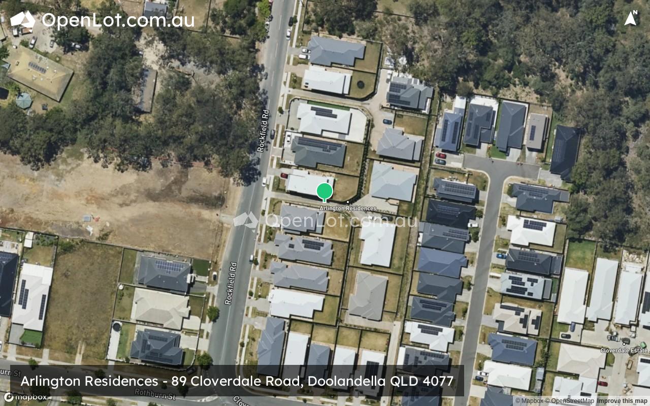 Satellite image for Arlington Residences - 89 Cloverdale Road, Doolandella QLD 4077