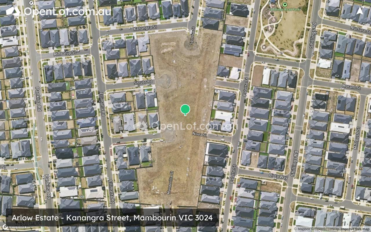 Satellite image for Arlow Estate - Kanangra Street, Mambourin VIC 3024
