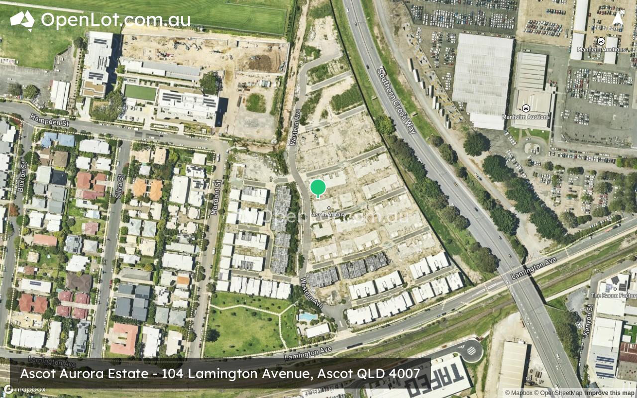 Satellite image for Ascot Aurora Estate - 104 Lamington Avenue, Ascot QLD 4007