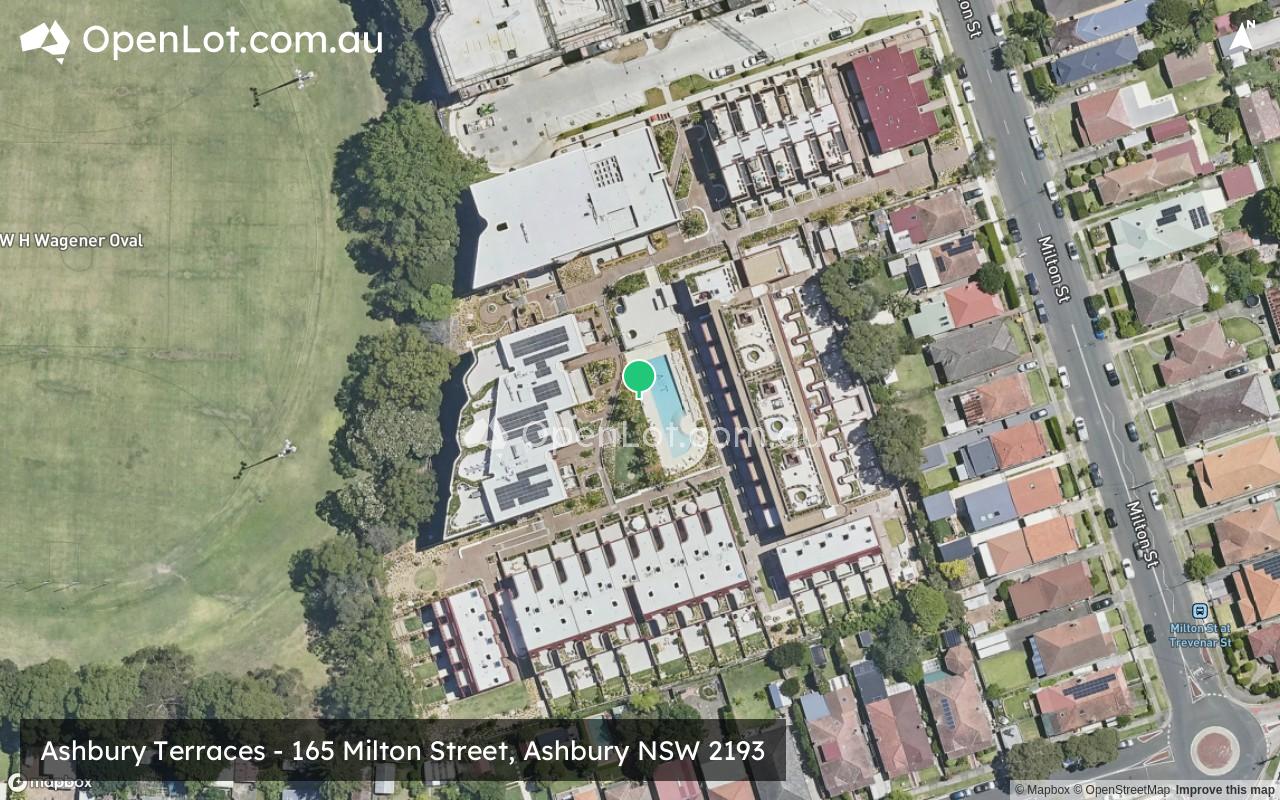 Satellite image for Ashbury Terraces - 165 Milton Street, Ashbury NSW 2193