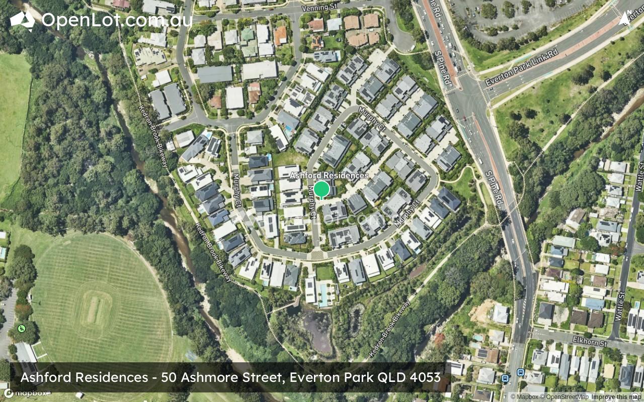 Satellite image for Ashford Residences - 50 Ashmore Street, Everton Park QLD 4053
