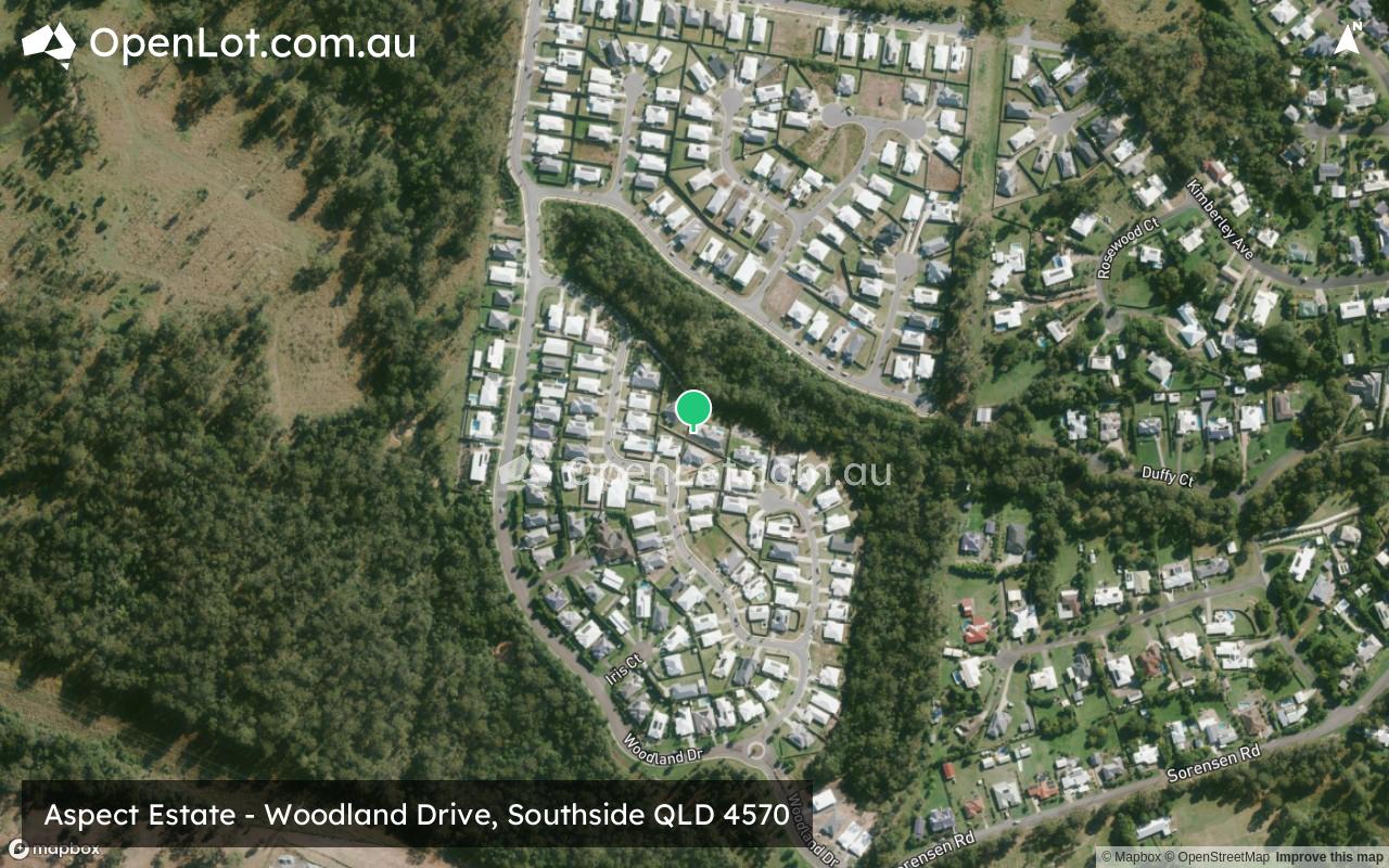 Satellite image for Aspect Estate - Woodland Drive, Southside QLD 4570