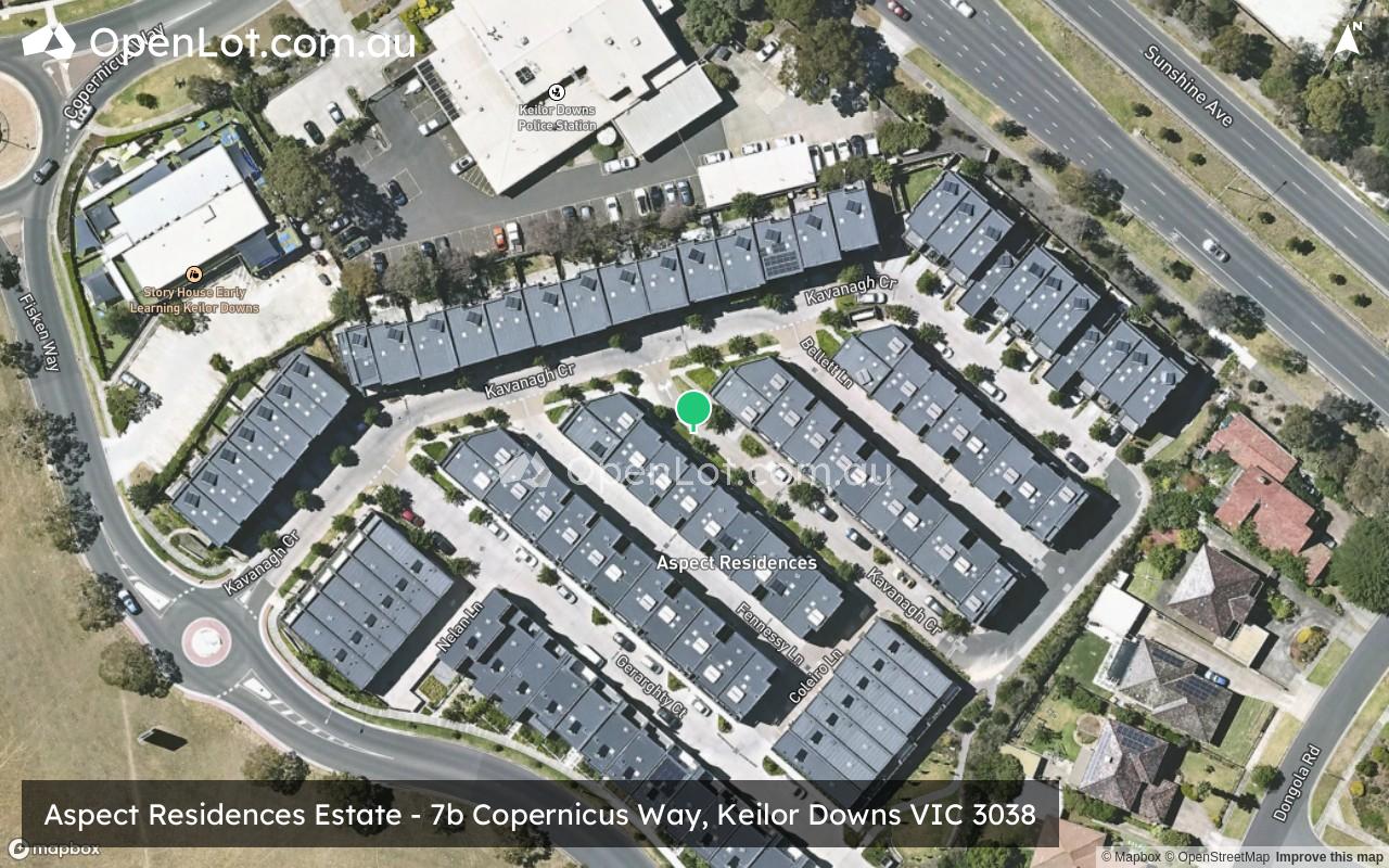 Satellite image for Aspect Residences Estate - 7b Copernicus Way, Keilor Downs VIC 3038