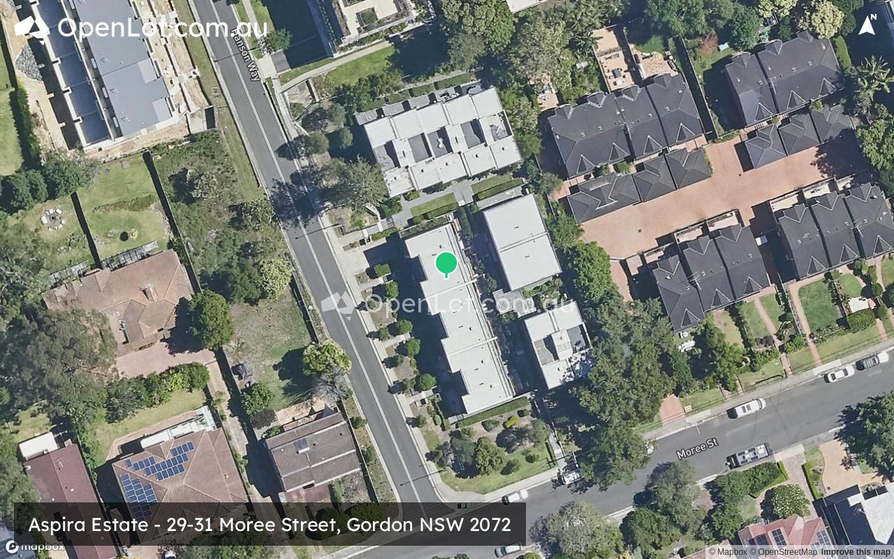 Satellite image for Aspira Estate - 29-31 Moree Street, Gordon NSW 2072