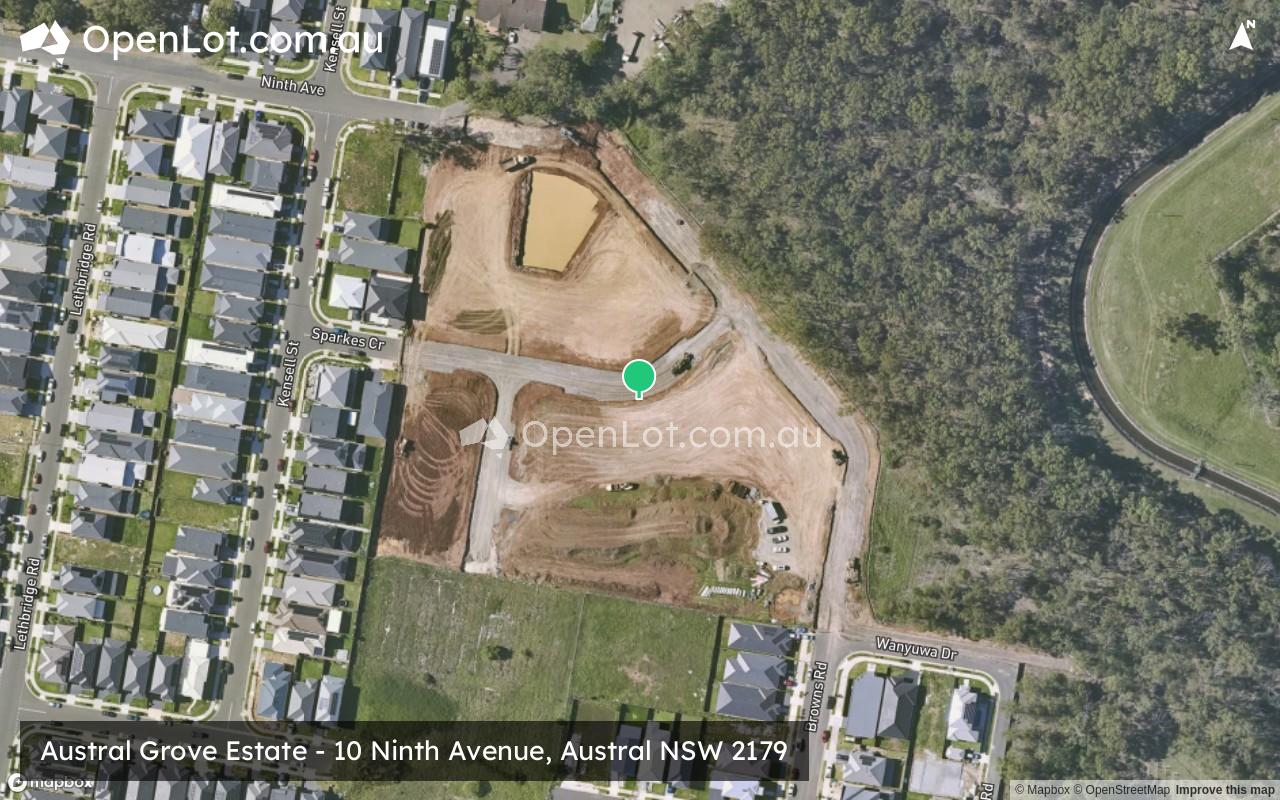 Satellite image for Austral Grove Estate - 10 Ninth Avenue, Austral NSW 2179