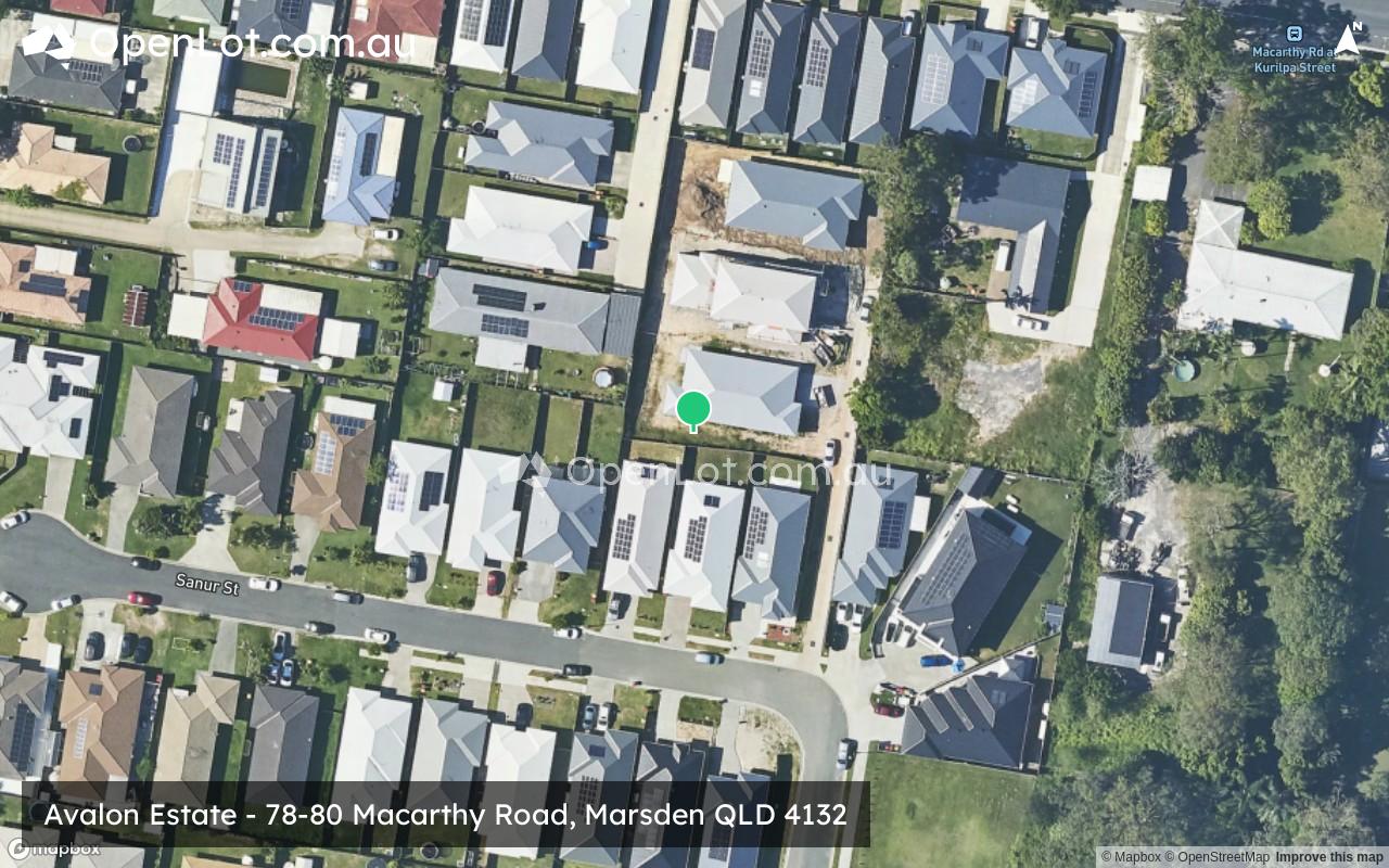 Satellite image for Avalon Estate - 78-80 Macarthy Road, Marsden QLD 4132