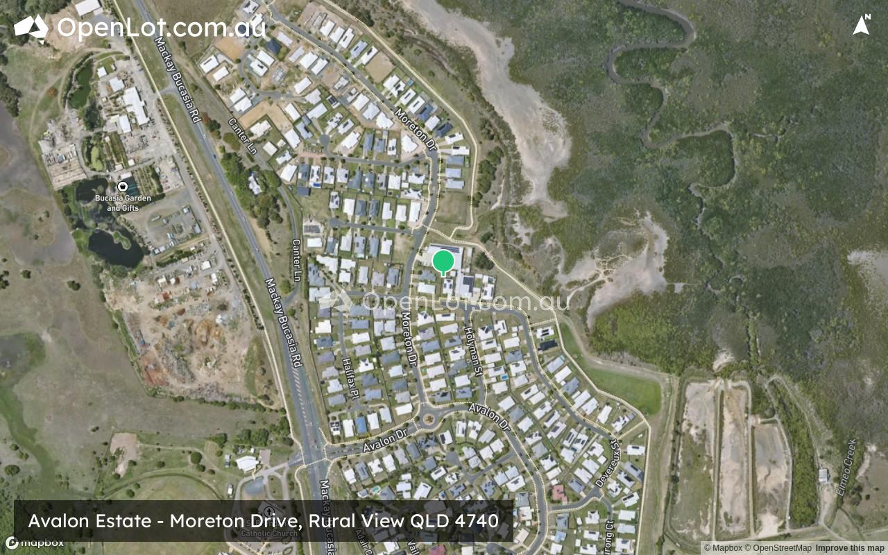 Satellite image for Avalon Estate - Moreton Drive, Rural View QLD 4740