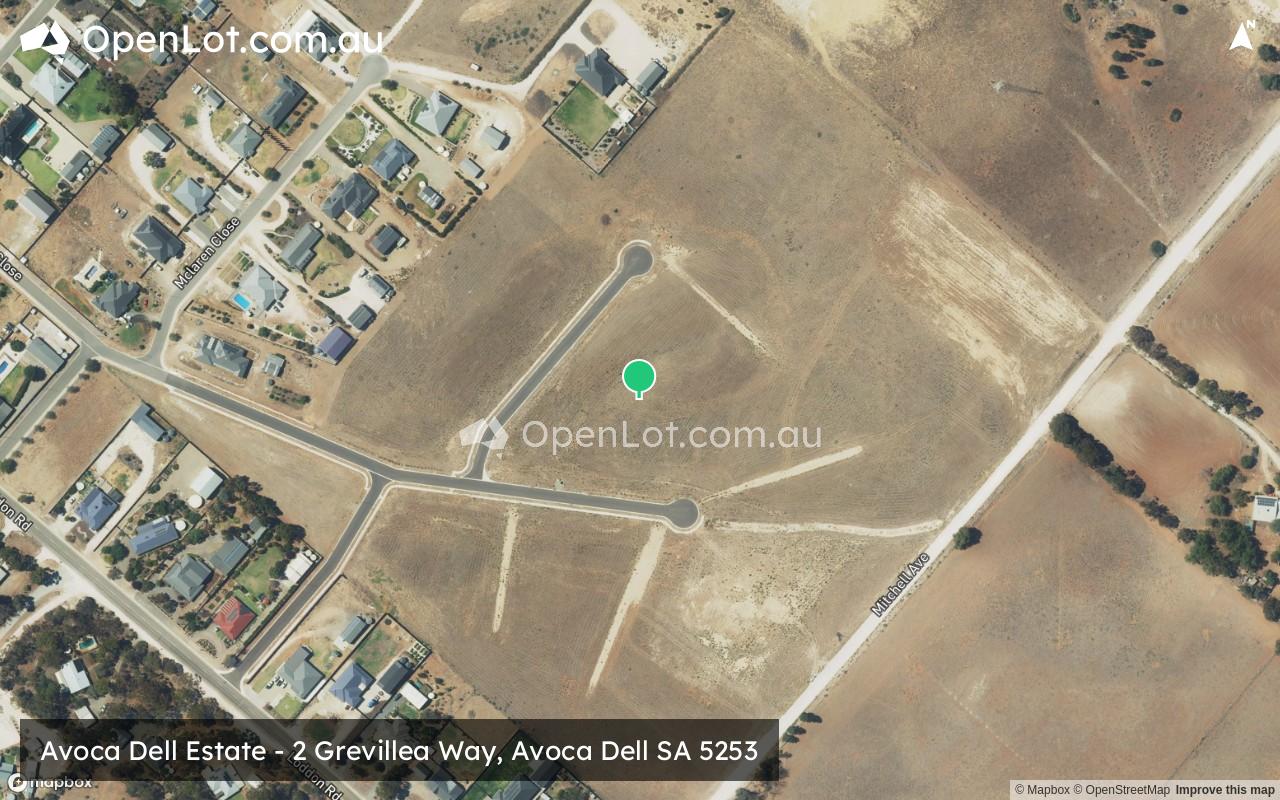 Satellite image for Avoca Dell Estate - 2 Grevillea Way, Avoca Dell SA 5253