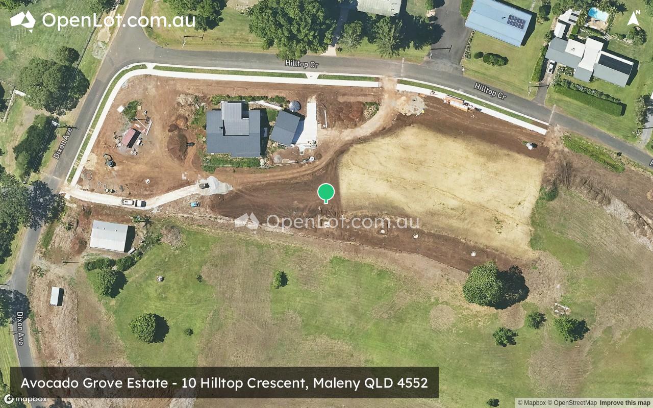 Satellite image for Avocado Grove Estate - 10 Hilltop Crescent, Maleny QLD 4552