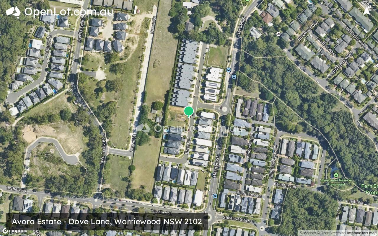 Satellite image for Avora Estate - Dove Lane, Warriewood NSW 2102