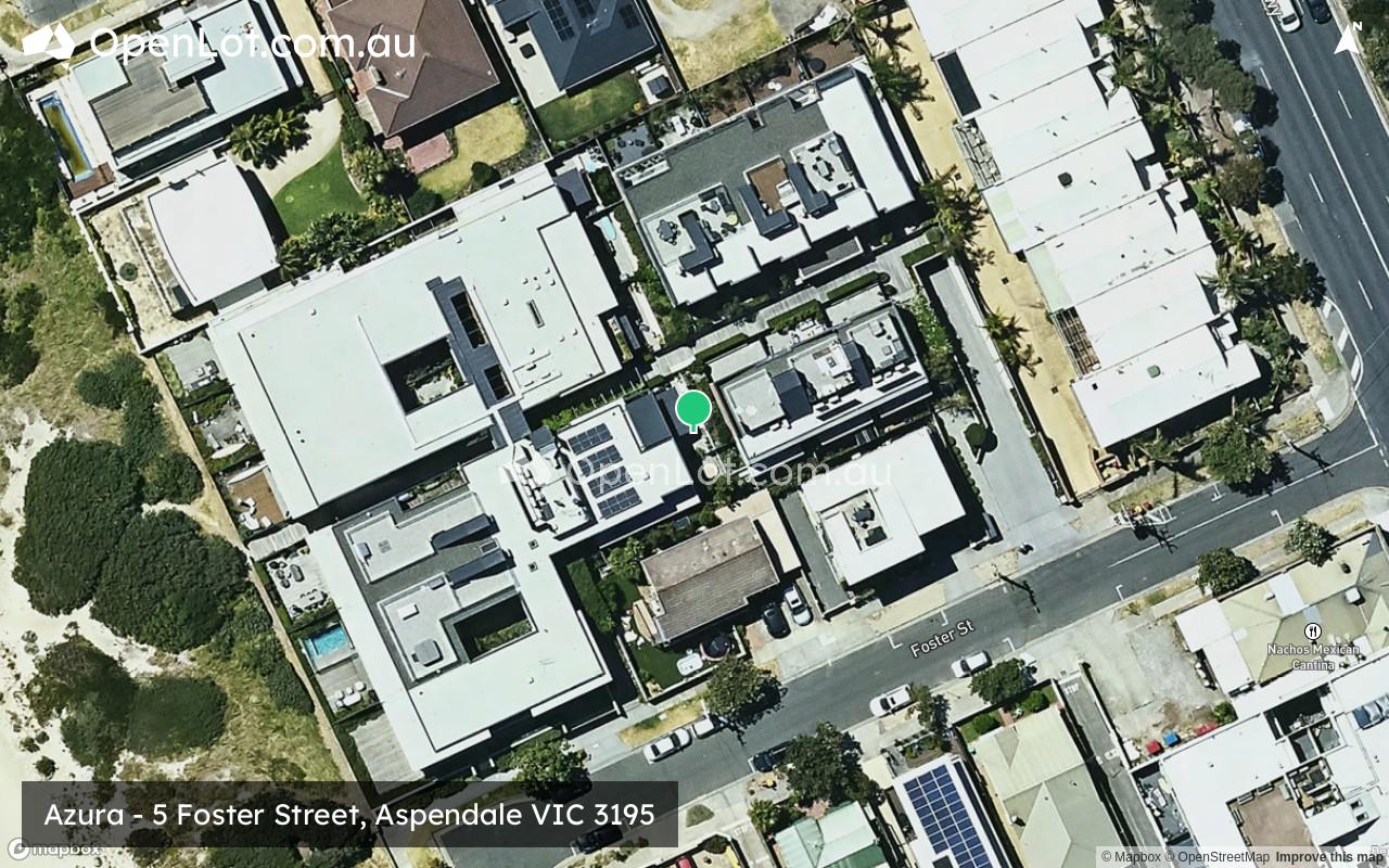 Satellite image for Azura - 5 Foster Street, Aspendale VIC 3195