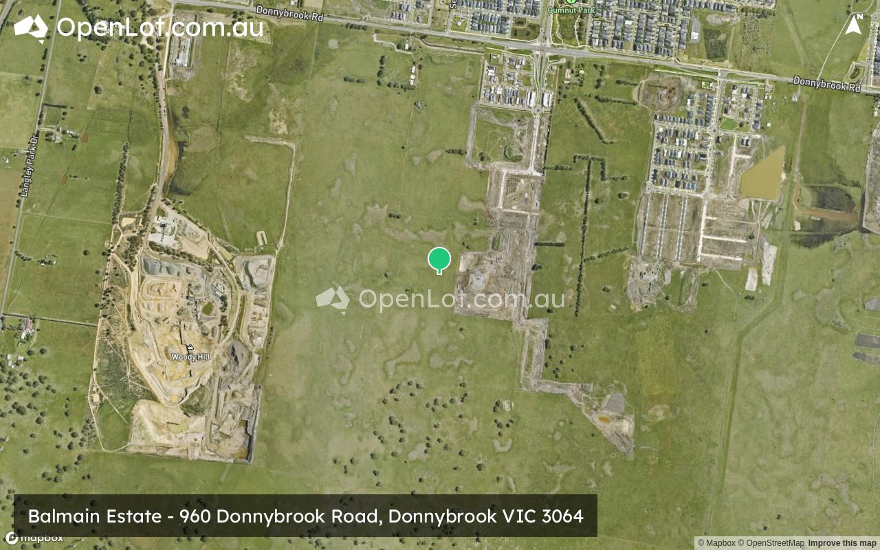 Satellite image for Balmain Estate - 960 Donnybrook Road, Donnybrook VIC 3064